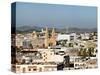 The Historic Center and Cathedral from Ice Box Hill (Cerro de la Neveria), Mazatlan, Mexico-Charles Sleicher-Stretched Canvas