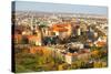 The Historic Center of Krakow with a Bird's-Eye View.-De Visu-Stretched Canvas