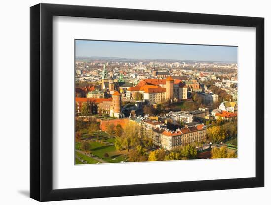 The Historic Center of Krakow with a Bird's-Eye View.-De Visu-Framed Photographic Print