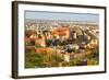 The Historic Center of Krakow with a Bird's-Eye View.-De Visu-Framed Photographic Print