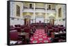 The historic House Chamber of Maryland State House and State Capitol, Annapolis, Maryland-null-Framed Stretched Canvas