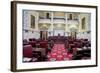 The historic House Chamber of Maryland State House and State Capitol, Annapolis, Maryland-null-Framed Photographic Print