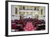 The historic House Chamber of Maryland State House and State Capitol, Annapolis, Maryland-null-Framed Photographic Print