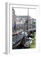 The Historic Inner City Harbour of Delfthaven, Rotterdam, Netherlands, Europe-Ethel Davies-Framed Photographic Print