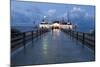 The Historic Pier in Ahlbeck on the Island of Usedom-Miles Ertman-Mounted Photographic Print