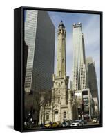 The Historic Water Tower, Near the John Hancock Center, Chicago, Illinois, USA-R H Productions-Framed Stretched Canvas