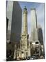 The Historic Water Tower, Near the John Hancock Center, Chicago, Illinois, USA-R H Productions-Mounted Photographic Print