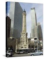 The Historic Water Tower, Near the John Hancock Center, Chicago, Illinois, USA-Robert Harding-Stretched Canvas