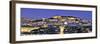 The Historical Centre and the Sao Jorge Castle at Dusk, Lisbon, Portugal-Mauricio Abreu-Framed Photographic Print