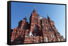 The Historical Museum on Red Square, UNESCO World Heritage Site, Moscow, Russia, Europe-Martin Child-Framed Stretched Canvas