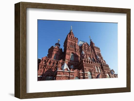 The Historical Museum on Red Square, UNESCO World Heritage Site, Moscow, Russia, Europe-Martin Child-Framed Photographic Print