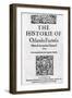 The Historie of Orlando Furioso ' by Robert Greene, 1594-null-Framed Giclee Print
