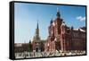 The History Museum on Red Square, UNESCO World Heritage Site, Moscow, Russia, Europe-Michael Runkel-Framed Stretched Canvas