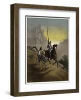 The History of Don Quixote de la Mancha-Gustave Dore-Framed Giclee Print