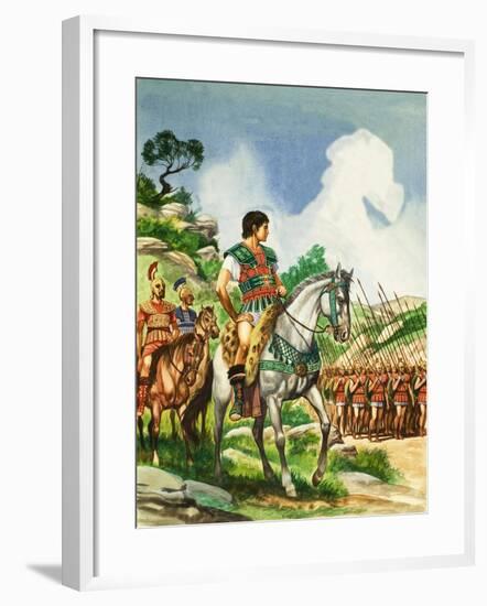 The History of Our Wonderful World: Alexander the Great-Peter Jackson-Framed Giclee Print