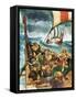 The History of Our Wonderful World: The Vikings-Peter Jackson-Framed Stretched Canvas