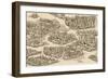 The History We Never Had. Map.-RYGER-Framed Art Print