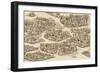 The History We Never Had. Map.-RYGER-Framed Art Print