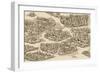 The History We Never Had. Map.-RYGER-Framed Art Print