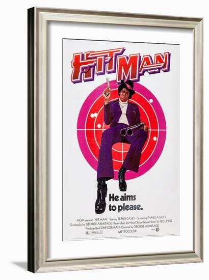 The Hit Man, Bernie Casey, 1972-null-Framed Art Print