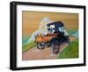 The Hitchhikers-Cindy Thornton-Framed Art Print