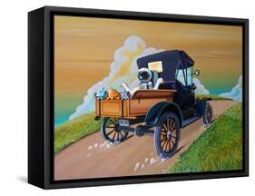 The Hitchhikers-Cindy Thornton-Framed Stretched Canvas