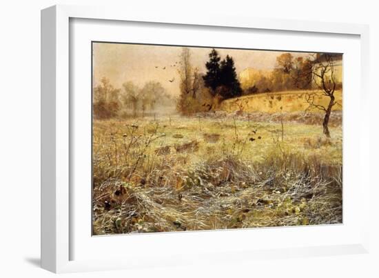 The Hoar Frost, c.1900-Fritz Thaulow-Framed Giclee Print