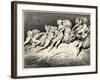 The Hoarders and Wasters. Illustration to the Divine Comedy by Dante Alighieri, 1857-Gustave Doré-Framed Giclee Print