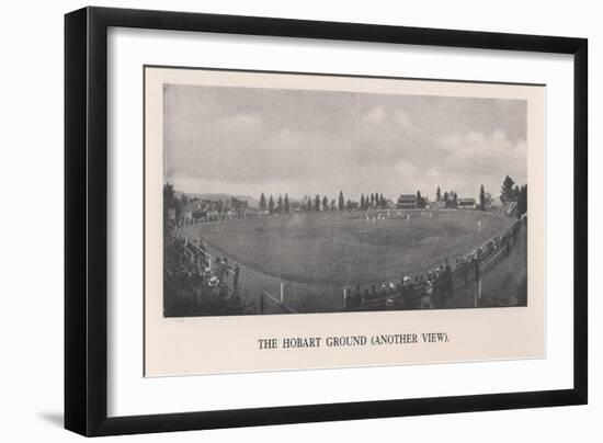 The Hobart Cricket Ground, Tasmania, Australia, 1912-null-Framed Giclee Print