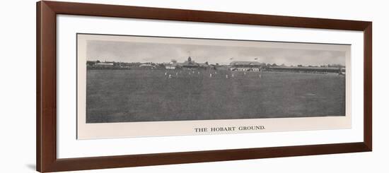 The Hobart Cricket Ground, Tasmania, Australia, 1912-The Sydney Daily Telegraph-Framed Premium Giclee Print