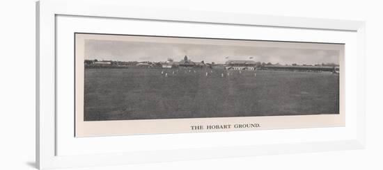 The Hobart Cricket Ground, Tasmania, Australia, 1912-The Sydney Daily Telegraph-Framed Giclee Print