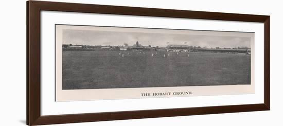 The Hobart Cricket Ground, Tasmania, Australia, 1912-The Sydney Daily Telegraph-Framed Giclee Print