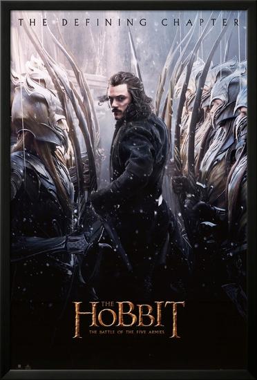 The Hobbit - Battle of Five Armies Bard-null-Lamina Framed Poster