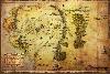 The Hobbit-Map-null-Lamina Framed Poster