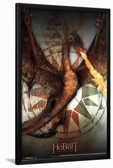 The Hobbit: The Battle Of The Five Armies - Smaug-null-Lamina Framed Poster