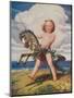 'The Hobby Horse', c1915, (1932)-George Spencer Watson-Mounted Giclee Print