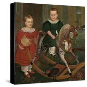 The Hobby Horse, ca. 1840-Robert Peckham-Stretched Canvas