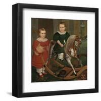 The Hobby Horse, ca. 1840-Robert Peckham-Framed Art Print