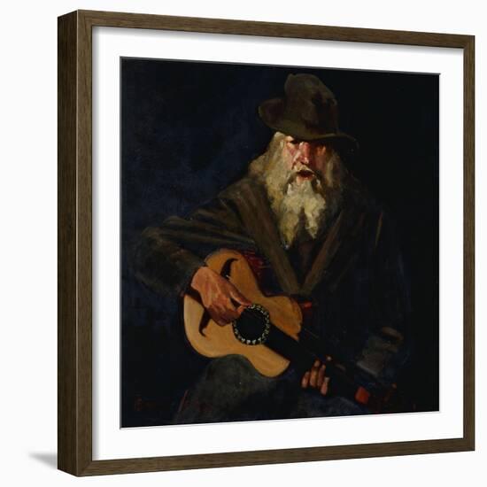 The Hobo Musician-George Luks-Framed Giclee Print