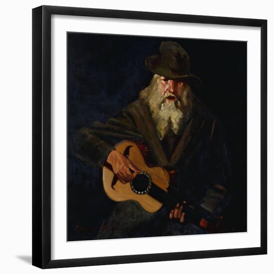 The Hobo Musician-George Luks-Framed Giclee Print