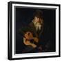 The Hobo Musician-George Luks-Framed Giclee Print