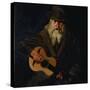 The Hobo Musician-George Luks-Stretched Canvas