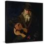 The Hobo Musician-George Luks-Stretched Canvas