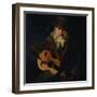 The Hobo Musician-George Luks-Framed Giclee Print