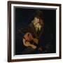 The Hobo Musician-George Luks-Framed Giclee Print