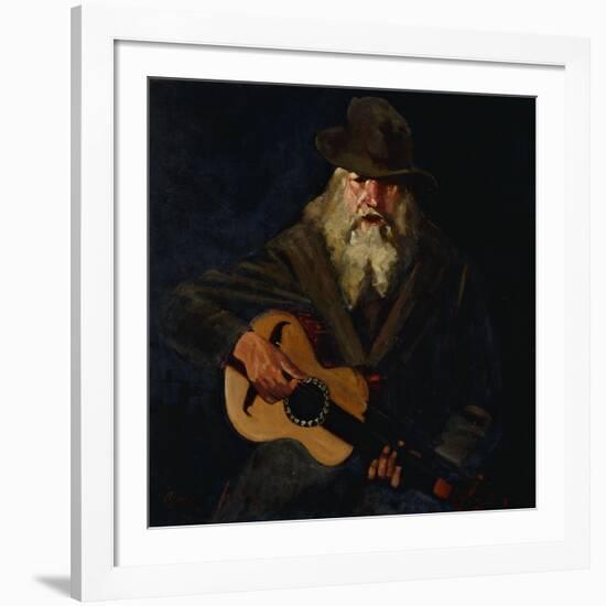 The Hobo Musician-George Luks-Framed Giclee Print