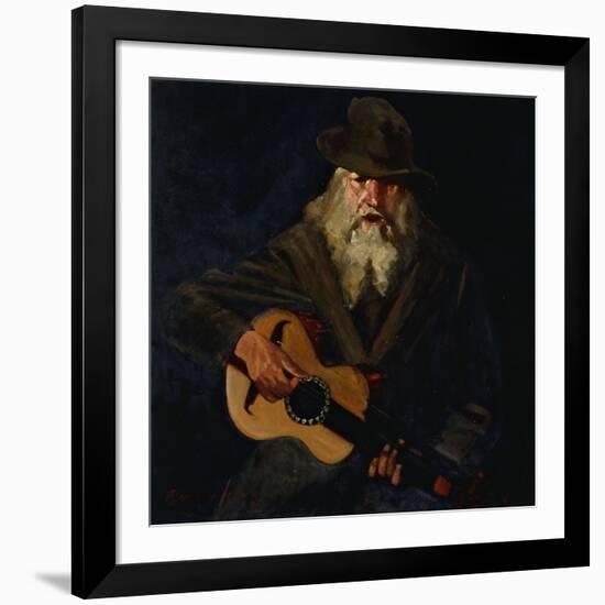 The Hobo Musician-George Luks-Framed Giclee Print