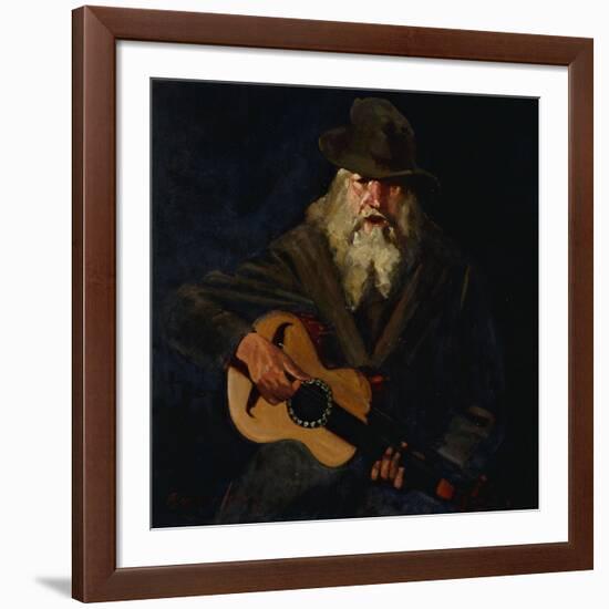 The Hobo Musician-George Luks-Framed Giclee Print