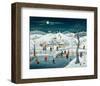 The Hockey Game-null-Framed Art Print