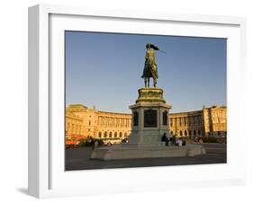 The Hofburg Palace on the Heldenplatz, Vienna, Austria, Europe-Michael Runkel-Framed Photographic Print